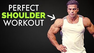 The Perfect Shoulder Workout  Yatinder Singh [upl. by Lemmor]