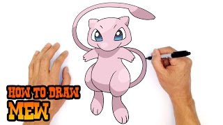 How to Draw Pokemon  Mew [upl. by Ramedlav]