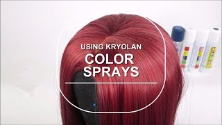 Kryolan Color Sprays [upl. by Eltsyrc]