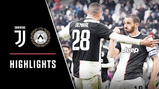 HIGHLIGHTS Juventus vs Udinese  31  Ronaldos rockets and Bonuccis bullet [upl. by Yadsendew]