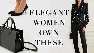 15 pieces every ELEGANT Woman owns  Fashion Over 40 [upl. by Lauritz]