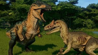 Acrocanthosaurus vs TRex IRex Giga Carcha Spinosaurus Indoraptor Spinoraptor amp Allosaurus [upl. by Takken417]