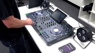 DENON DJ Prime 4 x SoundSwitch Demo  Control Your Light Show  agiprodjcom [upl. by Helbonna]