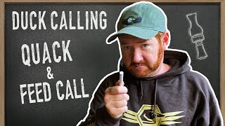 Duck Calling Instructional  How to Blow a Duck Call  Part 1 [upl. by Ahsiuqel]