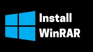 How to Download and Install WinRAR on Windows 10 [upl. by Gery]