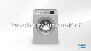 How to clean washing machine  by Beko [upl. by Leinod]