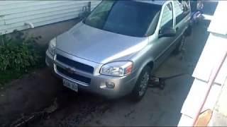 2007 chevy uplander front end work [upl. by Alleynad]