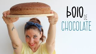 Bolo de chocolate básico e versátil para todos os usos [upl. by Hoag]