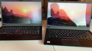 ThinkPad X1 Carbon 7th Gen vs 6th Gen  Handson Comparison [upl. by Kyle]