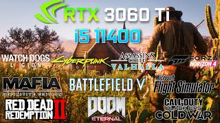 RTX 3060 TI and i5 11400 Game Benchmarks  Test in 10 Games [upl. by Shannan]