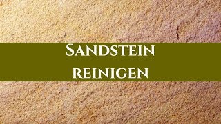 Sandstein Reinigung Stein Doktor Hamburg [upl. by Lockwood266]