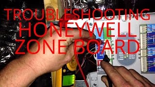 HVAC Service Troubleshooting Honeywell Zone Board [upl. by Ivonne522]