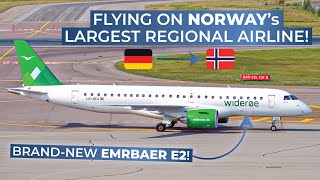 TRIPREPORT  Wideroe ECONOMY  Embraer E190E2  Munich  Bergen [upl. by Nomael]