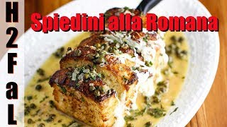 Italian Food  HOW TO MAKE SPIEDINI ALLA ROMANA  How To Feed a Loon [upl. by Mou722]