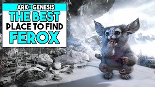 Where To Find FEROX In Ark Genesis FEROX CAVE [upl. by Eitsim]