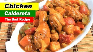 Chicken Caldereta Recipe  Kalderetang Manok Recipe [upl. by Eigger505]