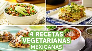 4 recetas vegetarianas mexicanas  Kiwilimón [upl. by Ynney]