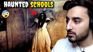 HAUNTED SCHOOLS CAUGHT ON CAMERA  Aamers Den [upl. by Ashling]