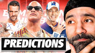 WWE ELIMINATION CHAMBER TORONTO 2025 OFFICIAL PREDICTIONS [upl. by Yleve]