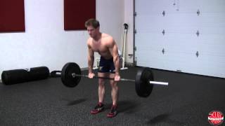 How To Barbell StiffLeg Deadlift [upl. by Alleoj]