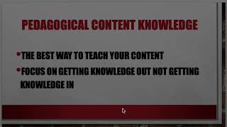 Pedagogical Content Knowledge [upl. by Idnak344]