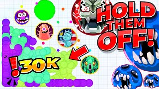 Agario Mobile  RISKY TROLLING WITH 30000 MASS [upl. by Anastatius774]