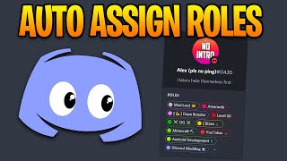 Auto Assign Roles to New Users on Discord [upl. by Tanaka]