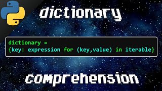 Python dictionary comprehension 🕮 [upl. by Ike]