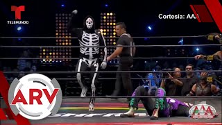 Muere La Parka ícono de la lucha libre mexicana  Al Rojo Vivo  Telemundo [upl. by Allehs]