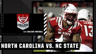 North Carolina Tar Heels at NC State Wolfpack  Full Game Highlights [upl. by Tierza]