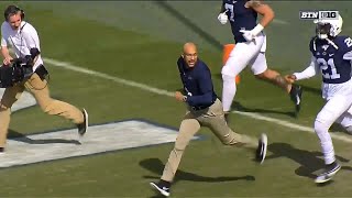 James Franklin KeeganMichael Key Leads Penn State Out of Tunnel  Big Ten Football [upl. by Melinda]