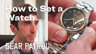 How to Set a Watch Correctly  Guide to Life [upl. by Franz]