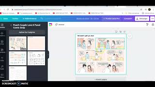 COMO HACER UNA HISTORIETA CON CANVA [upl. by Judye]