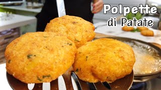 POLPETTE DI PATATE 🥔 veloci facili e sofficissime 🥔 Potatoes Meatballs [upl. by Susanetta]