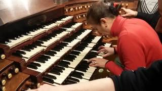 SaintSulpice organ Sophie improvisation [upl. by Shulem]