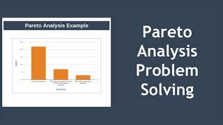 Pareto Analysis for Problem Solving [upl. by Hatcher]