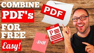 How To Combine PDF Files Into One  FREE [upl. by Nitnilc]