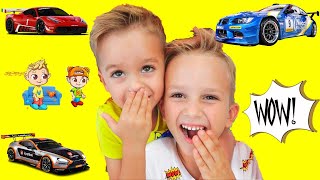 Vlad and Niki new Stories in English Vlad and Nikita cars and toys [upl. by Aivatnahs]