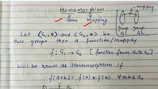 Homomorphism  lecture 47 discrete mathematics [upl. by Creedon]