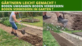 Boden Verbessern Bodenverbesserung Im Garten [upl. by Yatnahs489]