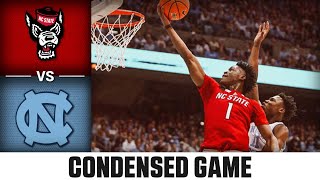 NC State vs North Carolina Condensed Game  202223 ACC Men’s Basketball [upl. by Arek477]