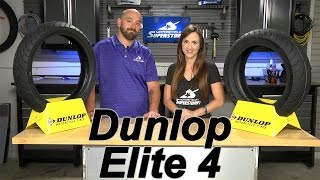 Dunlop Elite 4 Tire Review  Motorcycle Superstore [upl. by Malik96]