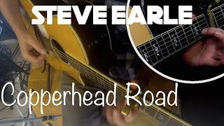 Steve Earle  Copperhead Road  Kelly Valleau Fingerstyle Guitar [upl. by Tingley643]