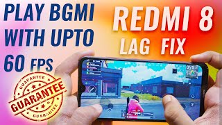 Redmi 8  BGMI Get Upto 60 FPS amp Fix Lag TransitTech [upl. by Lundin]