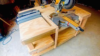 DIY Workbench With a SECRET [upl. by Eiveneg493]