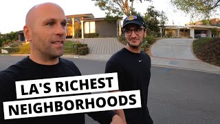 Exploring LAs RICHEST Neighborhoods 🇺🇸 [upl. by Alled]