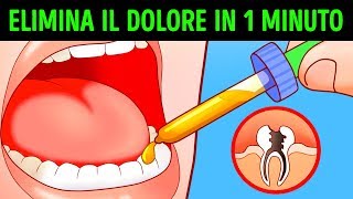 10 modi per eliminare il mal di denti in un minuto [upl. by Leirda]