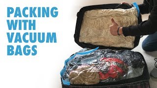 Vacuum Bags for Travel  Packing with Vacuum Bags [upl. by Lebiralc]