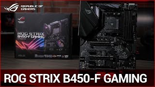 ROG Strix B450F Gaming Overview [upl. by Brigitte]