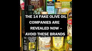 The 14 Fake Olive Oil Companies Are Revealed Now Avoid Them [upl. by Atined]